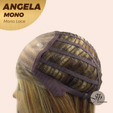 HOT OF SEASON -JBEXTENSION ANGELA MONO Monofilament Handmade Wig 6X5 Full Monofilament Hand Tied Top Wig 16 Inches Crème Caramel Mono Lace Wig With Anti-slip Silicone Strips Glueless Wig ANGELA MONO【BENDY EAR TABS】