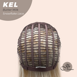 JBEXTENSION 22 Inches Butter Milk Pre-Cut Snowflake Lace Frontlace Glueless Wig KEL BUTTER MILK【PERMATEASE】【BENDY EAR TABS】