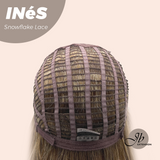 JBEXTENSION 22 Inches Mix Blonde Pre-Cut Snowflake Lace Frontlace Glueless Wig INéS SNOWFLAKE【PERMATEASE】【BENDY EAR TABS】