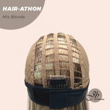 JBEXTENSION 18 Inches Curly Mix Blonde Headband Wig HAIR-ATHON - MIX BLONDE