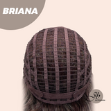 JBEXTENSION 13 Inches Dark Red Curly Women Fashion Full Machine Wig With Bangs BRIANA【PLUS PERMATEASE】【BENDY EAR TABS】