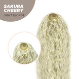 JBEXTENSION 22 pulgadas Cola de caballo Coulisse Wave 【SAKURA CHERRY】