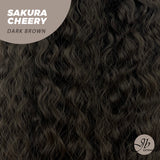JBEXTENSION 22 pulgadas Cola de caballo Coulisse Wave 【SAKURA CHERRY】