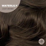 JBEXTENSION 22 pulgadas Cola de caballo Coulisse rizado 【WATERLILY】