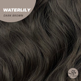 JBEXTENSION 22 pulgadas Cola de caballo Coulisse rizado 【WATERLILY】