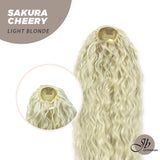 JBEXTENSION 22 pulgadas Cola de caballo Coulisse Wave 【SAKURA CHERRY】