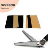JBEXTENSION Frontlace Scissor Comfort Grips Professional Dressmaking Pinking Shears Crafts Zig Zag Cut Scissors Sewing Scissors,Professional Handheld Dressmaking