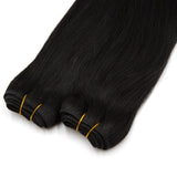 20 Inch 1# Virgin Remy Straight Human Hair Bundles 100% Unprocessed Remy Hair Bundles Natural Color