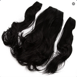 JBEXTENSION 3 PCS Hair Extension Clip Hair Extensions for Women Long Soft curly Clip  Extensions Synthetic Double Weft Hair Full Head 24 Inch