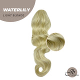 JBEXTENSION 22 pulgadas Cola de caballo Coulisse rizado 【WATERLILY】