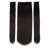 JBEXTENSION 3 PCS Hair Extension Clip Hair Extensions for Women Long Soft straight Clip  Extensions Synthetic Double Weft Hair Full Head 24 Inch