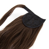 23" Ponytail Curly Clip-In Dark Colour