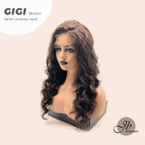 360HD LACE onda profunda suelta 18 pulgadas peluca de cabello humano 150% densidad GIGI sin cola freeparting