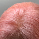 JBEXTENSION 10 Inches Real Human Hair 13x4 Bob Cut Pink Wig NICIK