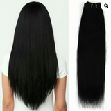 20 Inch 1# Virgin Remy Straight Human Hair Bundles 100% Unprocessed Remy Hair Bundles Natural Color