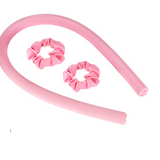 HEATLESS CURLER FUCHSIA with 2 elastic bangs