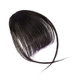 JBextension Air Bangs Hair Clip in Bangs for Women 100% Human Hair Wispy Bangs Fringe with Temples Hairpieces Clip on Air Bangs Flat Neat Bangs Hair Extension for Daily Wear