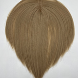JBEXTENSION Clip in Topper Hair Piece Hair with Bangs for Women Clip in Top Crown Hair Clip on Toupee Hairpiece for Slight Hair Loss/Thinning Hair 14 Inch