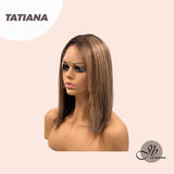 [PRE-ORDER] JBEXTENSION 12 Inches Remy Human Hair Mix Blonde With Highlight Wig TATIANA