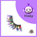 3D Color Luminous Fluffy Eyelashes TINKY teletubbies