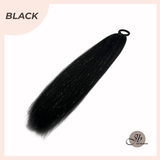 JBEXTENSION 27 Inches Glitter Sparkling Ponytail Synthetic Straight Hairpiece Pony Hair Extensions - SHAYLA