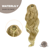 JBEXTENSION 22 pulgadas Cola de caballo Coulisse rizado 【WATERLILY】