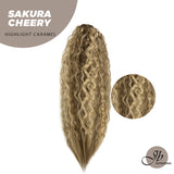 JBEXTENSION 22 pulgadas Cola de caballo Coulisse Wave 【SAKURA CHERRY】