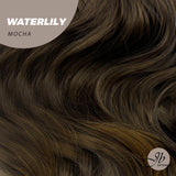 JBEXTENSION 22 pulgadas Cola de caballo Coulisse rizado 【WATERLILY】