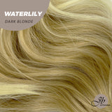 JBEXTENSION 22 pulgadas Cola de caballo Coulisse rizado 【WATERLILY】