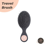 JBextension Travel Brush 1 Pcs Wet Brush Detangling Brush, Mini Detangler Brush - Wet & Dry Tangle-Free Hair Brush for Women & Men - No Tangle Soft & Flexible Bristles for Straight, Curly, & Thick Hair