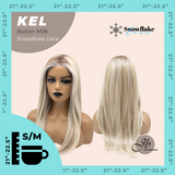 [PRE-ORDER] JBEXTENSION 22 Inches Butter Milk Pre-Cut Snowflake Lace Frontlace Glueless Wig KEL BUTTER MILK【PERMATEASE】【BENDY EAR TABS】
