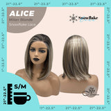 [PRE-ORDER] JBEXTENSION 12 Inches Milan Blonde Pre-Cut Side Part Snowflake Lace Frontlace Glueless Wig ALICE MILAN BLONDE【BENDY EAR TABS】