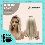 [PRE-ORDER] JBEXTENSION 18 Inches Butter Milk Pre-Cut Snowflake Lace Frontlace Glueless Wig KHLOE LONG BUTTER MILK【PERMATEASE】【BENDY EAR TABS】