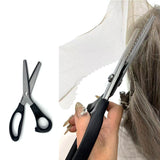 JBEXTENSION Frontlace Scissor Comfort Grips Professional Dressmaking Pinking Shears Crafts Zig Zag Cut Scissors Sewing Scissors,Professional Handheld Dressmaking