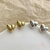 JBSELECTION ins style stainless steel earrings love earrings gold heart-shaped earrings fashion personality women's jewelry