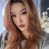 [PRE-ORDER] HOT OF SEASON -  JANICE MONO Full Monofilament Wig 20 Inches Copper Mono Lace Wig With Anti-slip Silicone Strips Glueless Wig JANICE MONO