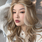 [PRE-ORDER] HOT OF SEASON - CLAIRE MONO RAW SUGAR BLONDE Partial Monofilament Wig 22 Inches Raw Sugar Blonde Partial Mono Lace Glueless Wig Claire Mono Raw Sugar Blonde