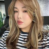 [PRE-ORDER] JBEXTENSION 20 Inches Dark Hazelnut Pre-Cut Side Part Frontlace Glueless Wig CANDI