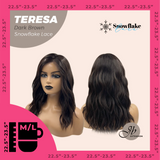 [PRE-ORDER] JBEXTENSION 18 Inches Dark Brown Pre-Cut Snowflake Lace Frontlace Glueless Wig TERESA【PERMATEASE】【BENDY EAR TABS】-M/L