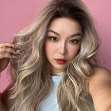 [PRE-ORDER] JBEXTENSION 22 Inches Long Bali Blonde Pre-Cut Snowflake Lace Frontlace Glueless Wig TERESA LONG BALI BLONDE【PERMATEASE】【BENDY EAR TABS】