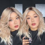 [PRE-ORDER] JBEXTENSION BELLA MONO Monofilament Handmade Wig 6X5 Full Monofilament Hand Tied Top Wig 15 Inches Peach Blonde Mono Lace Wig With Anti-slip Silicone Strips Glueless Wig BELLA MONO【BENDY EAR TABS】