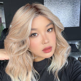 [PRE-ORDER] JBEXTENSION BELLA MONO Monofilament Handmade Wig 6X5 Full Monofilament Hand Tied Top Wig 15 Inches Peach Blonde Mono Lace Wig With Anti-slip Silicone Strips Glueless Wig BELLA MONO【BENDY EAR TABS】