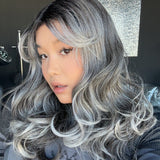 JBEXTENSION 20 Inches Black Curly Pre-Cut Frontlace Glueless Black Sapphire Wig NEVAEH