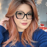 JBEXTENSION 18 Inches Amber Bronze Pre-Cut Snowflake Lace Frontlace Glueless Wig KAI'S AMBER BRONZE【PERMATEASE】【BENDY EAR TABS】- M/L