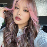 [PRE-ORDER] JBEXTENSION 22 Inches Scalpiana Camel Pink 3.5X4 Hard Silky Top Natural Scalp Effect Women Wig With Bangs CLAIRE SILKY TOP CAEML PINK