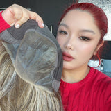 [PRE-ORDER] JBEXTENSION 22 Inches Hazelnut Blonde Highlight Pre-Cut 13X6 Free Part Snowflake Lace Frontlace Glueless Wig KEL PRO - HAZELNUT【BENDY EAR TABS】