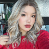 [PRE-ORDER] JBEXTENSION 18 Inches Silver Sand Blonde Pre-Cut 13X6 Free Part Snowflake Lace Frontlace Glueless Wig TERESA PRO - SILVER SAND BLONDE【BENDY EAR TABS】