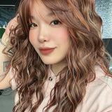 [PRE-ORDER] JBEXTENSION 22 Inches Scalpiana Long Wave Toasted Sienna 3.5X4 Hard Silky Top Natural Scalp Effect Wig with Bangs OSSIE
