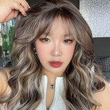 JBEXTENSION 22 Inches Scalpiana Coffee Cream 3.5X4 Hard Silky Top Natural Scalp Effect Women Wig with Bangs CLAIRE SILKY TOP - COFFEE CREAM