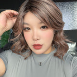 JBEXTENSION RITA MONO Monofilament Handmade Wig 6X5 Full Monofilament Hand Tied Top Wig 14 Inches Curly Pine Cones Mono Lace Wig with Anti-slip Silicone Strips Glueless Wig RITA MONO - PINE CONES【BENDY EAR TABS】